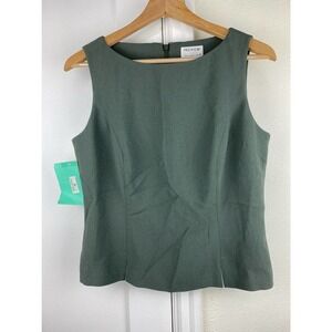 NWT Preview Collection Women's 10 Patio Slate Lined Career Tank To